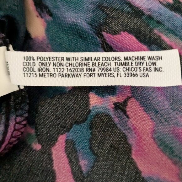 SOMA Multi-Color Maxi Bra Tank Dress; Removable Spaghetti Straps; Size XS - Picture 8 of 8